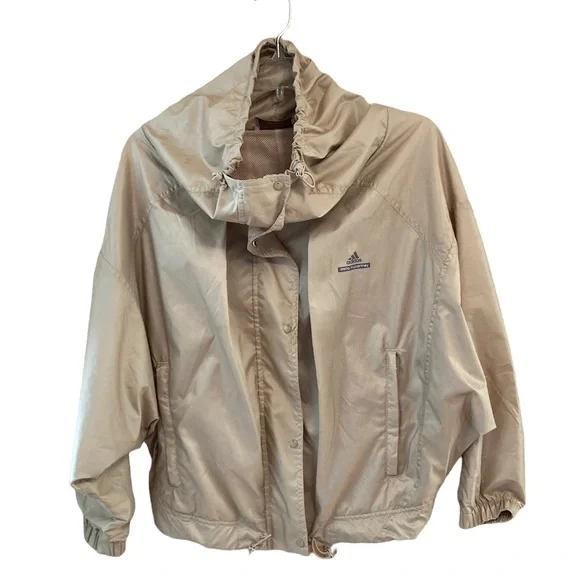 Adidas by Stella McCartney Crop Windbreaker Jacket size S - Picture 1 of 14